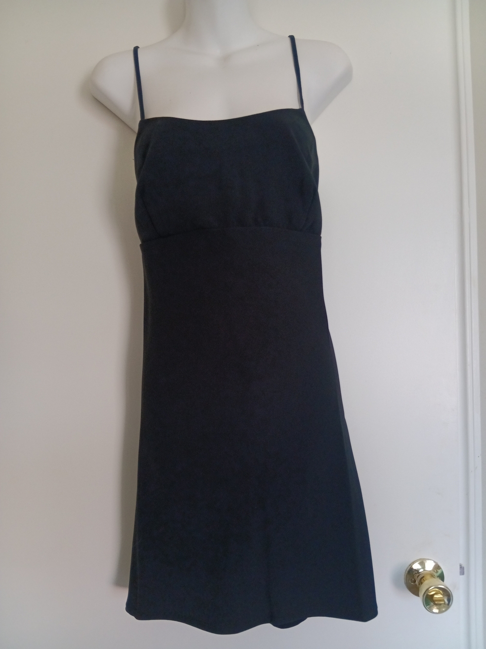 a new day Black Mini Slip Dress